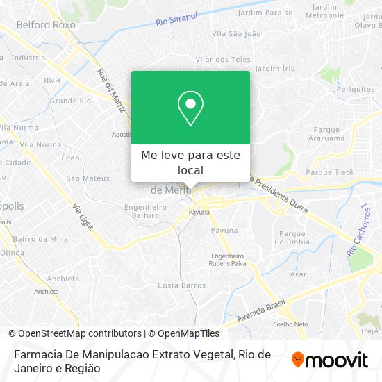 Farmacia De Manipulacao Extrato Vegetal mapa