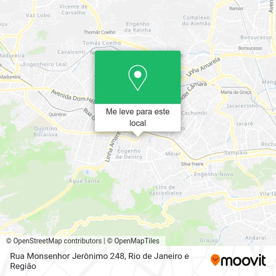 Rua Monsenhor Jerônimo 248 mapa