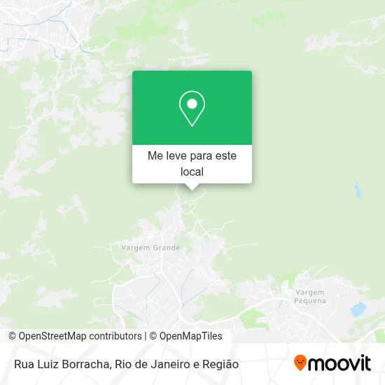 Rua Luiz Borracha mapa