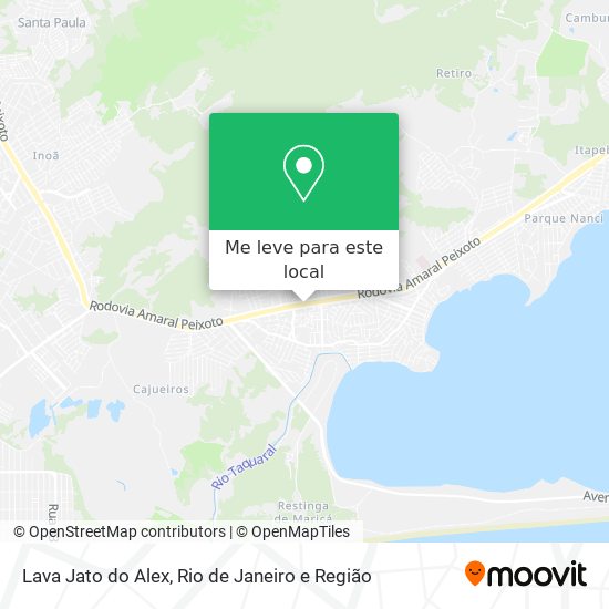 Lava Jato do Alex mapa
