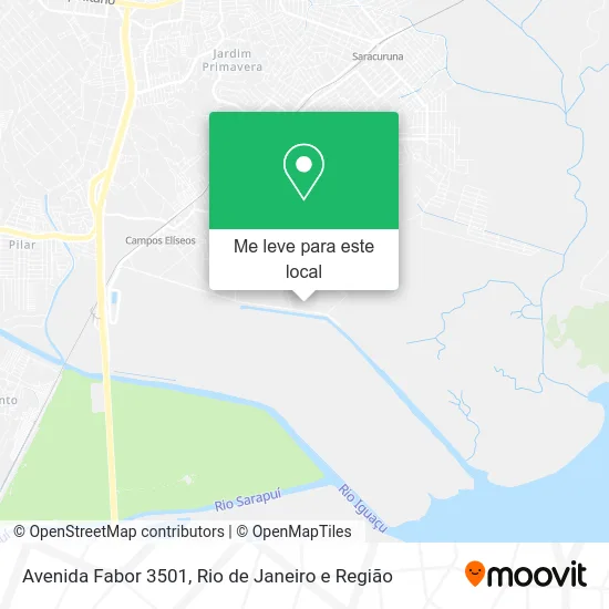 Avenida Fabor 3501 mapa