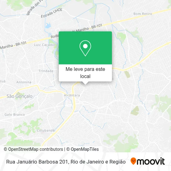 Rua Januário Barbosa 201 mapa