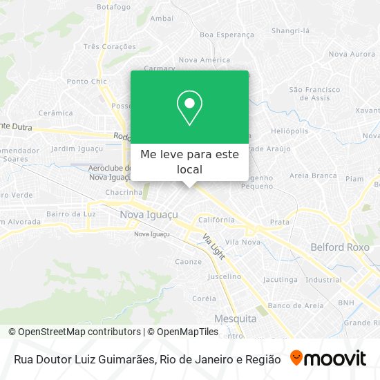 Rua Doutor Luiz Guimarães mapa