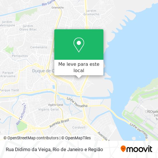 Rua Dídimo da Veiga mapa