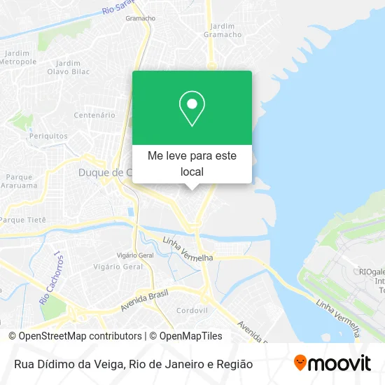 Rua Dídimo da Veiga mapa