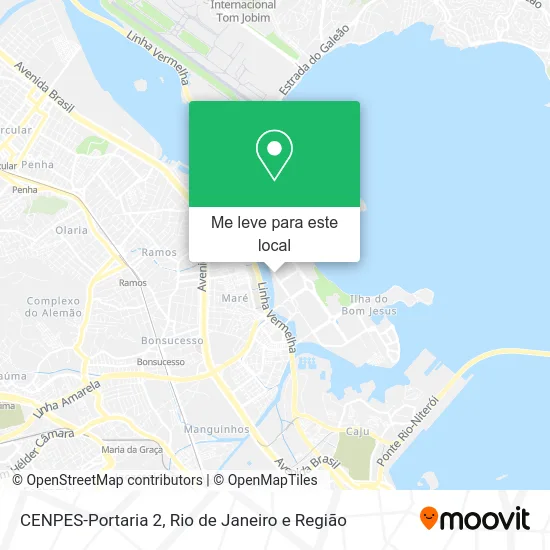 CENPES-Portaria 2 mapa