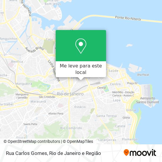 Rua Carlos Gomes mapa