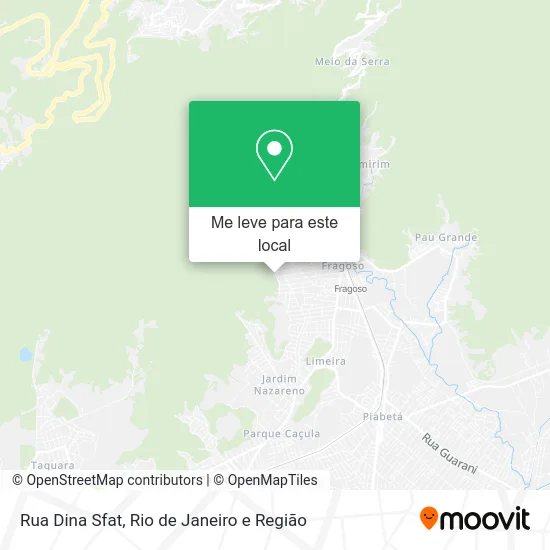 Rua Dina Sfat mapa