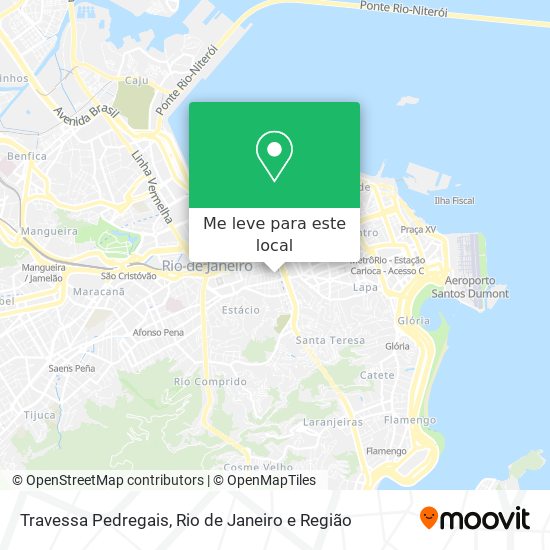 Travessa Pedregais mapa