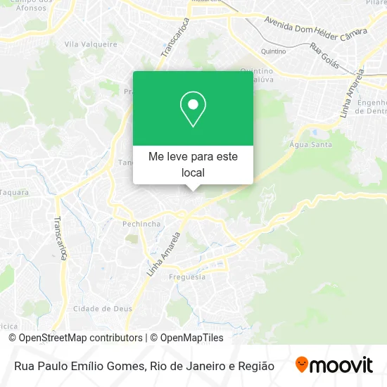 Rua Paulo Emílio Gomes mapa