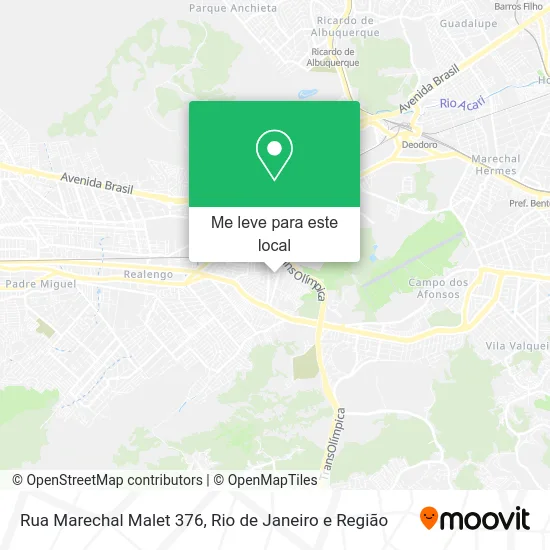 Rua Marechal Malet 376 mapa