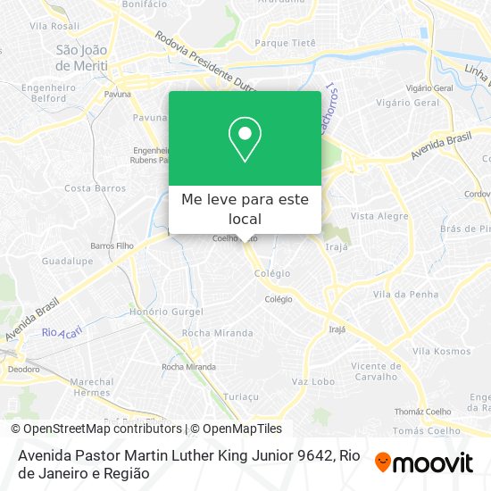 Avenida Pastor Martin Luther King Junior 9642 mapa
