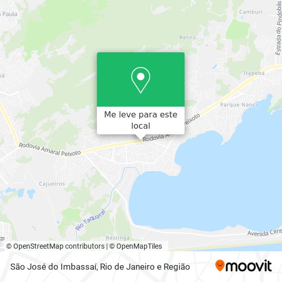 São José do Imbassaí mapa