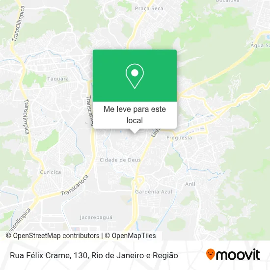 Rua Félix Crame, 130 mapa