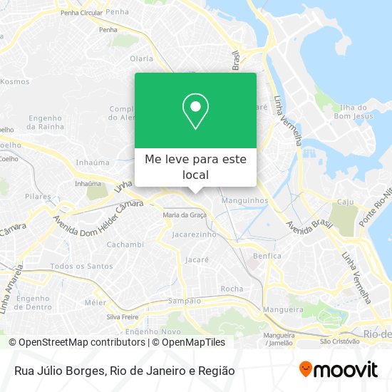 Rua Júlio Borges mapa
