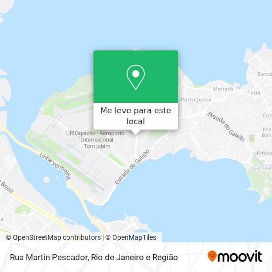 Rua Martin Pescador mapa