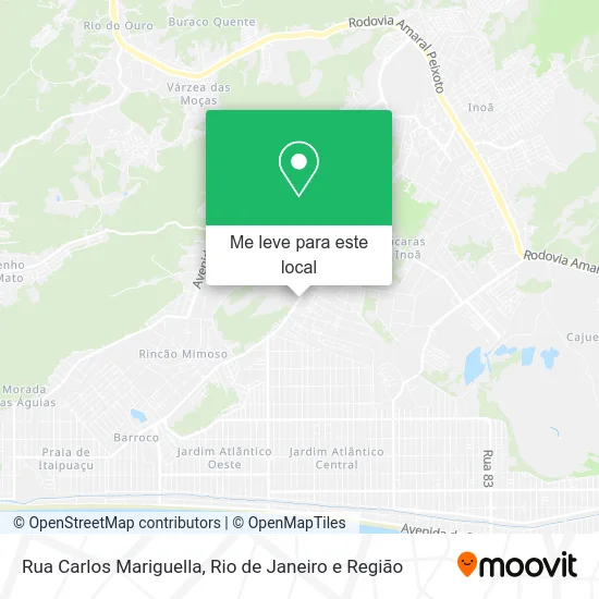 Rua Carlos Mariguella mapa