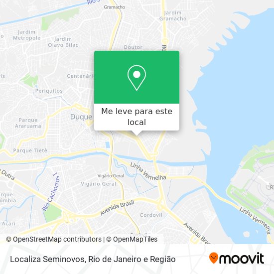 Localiza Seminovos mapa