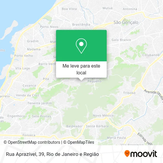 Rua Aprazível, 39 mapa