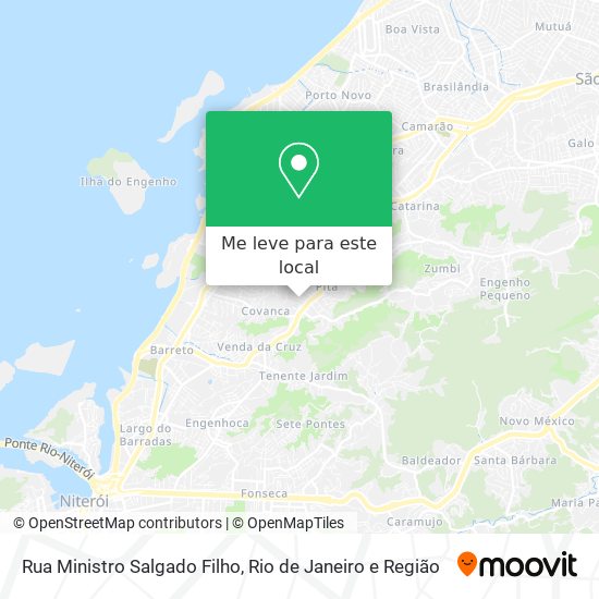 Rua Ministro Salgado Filho mapa