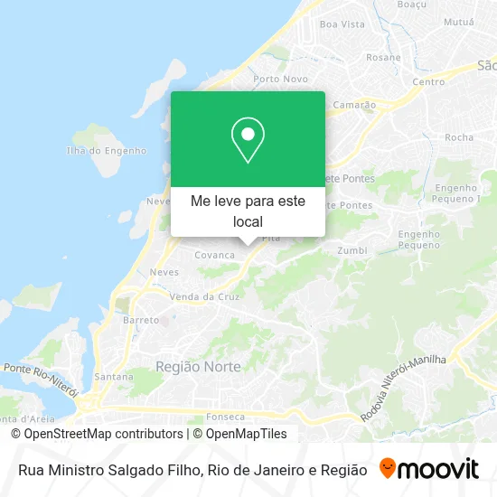Rua Ministro Salgado Filho mapa