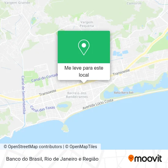 Banco do Brasil mapa