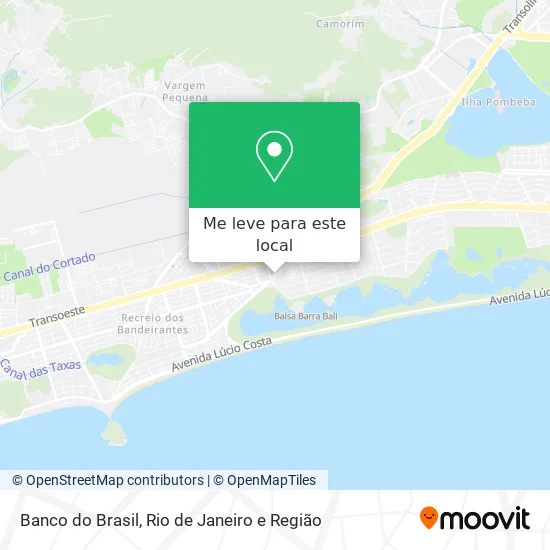 Banco do Brasil mapa
