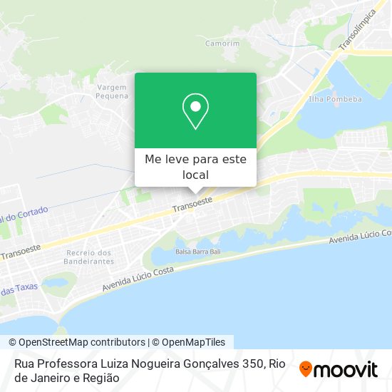 Rua Professora Luiza Nogueira Gonçalves 350 mapa