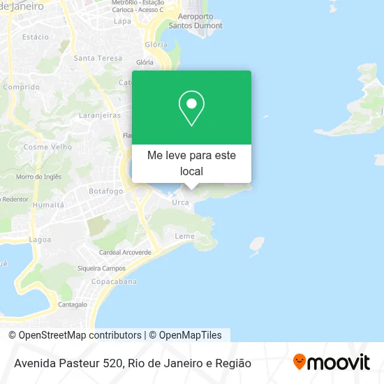 Avenida Pasteur 520 mapa