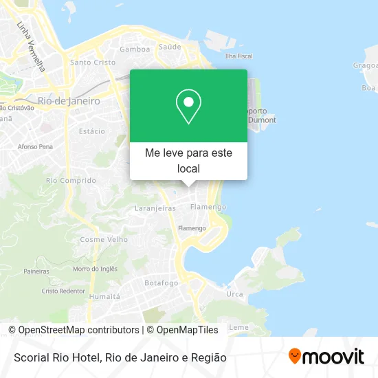 Scorial Rio Hotel mapa