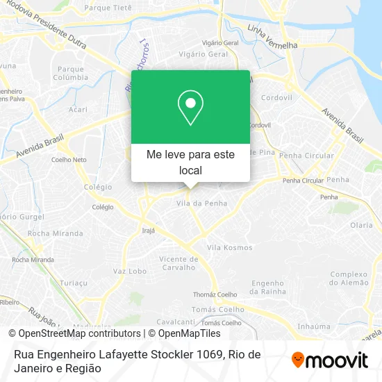 Rua Engenheiro Lafayette Stockler 1069 mapa