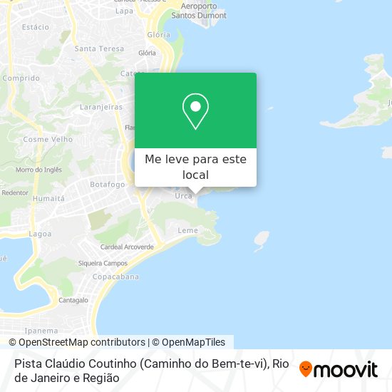 Pista Claúdio Coutinho (Caminho do Bem-te-vi) mapa