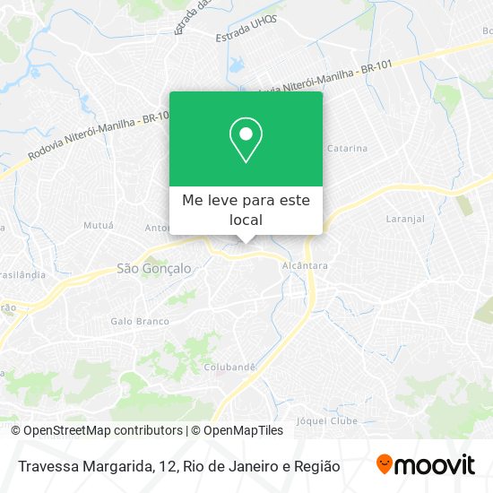 Travessa Margarida, 12 mapa