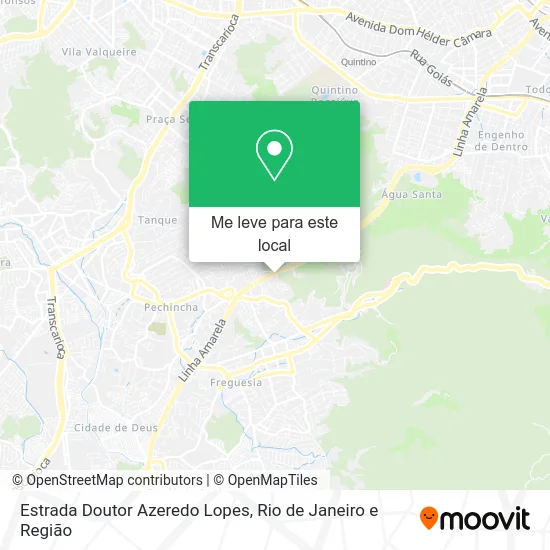 Estrada Doutor Azeredo Lopes mapa