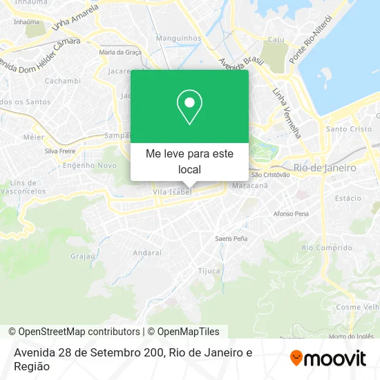 Avenida 28 de Setembro 200 mapa