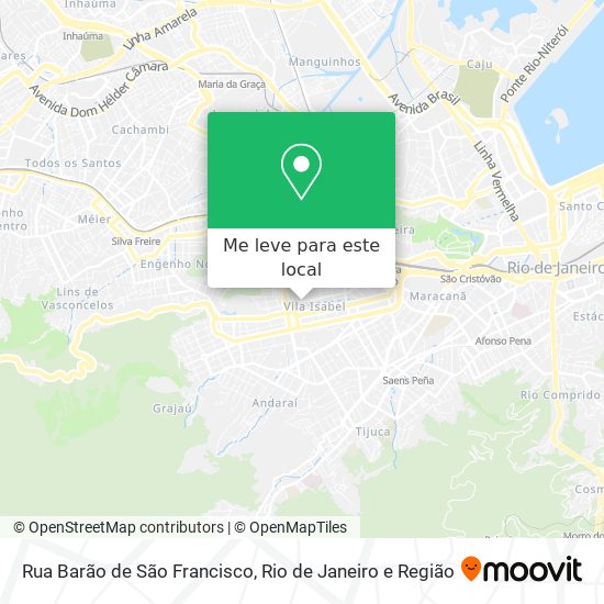 Rua Barão de São Francisco mapa