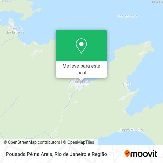 Pousada Pé na Areia mapa