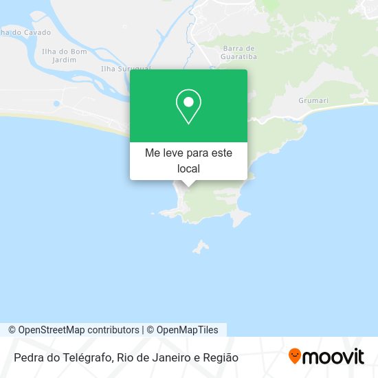 Pedra do Telégrafo mapa