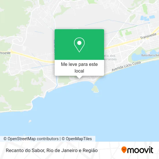 Recanto do Sabor mapa