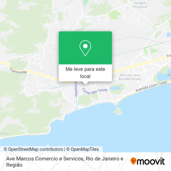 Ave Marcos Comercio e Servicos mapa