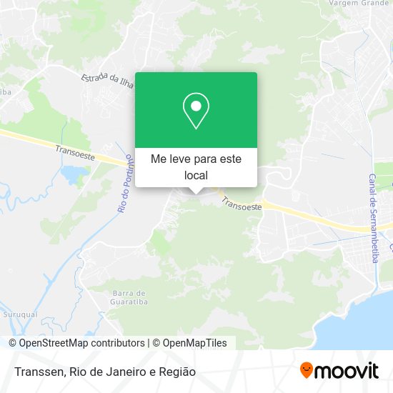Transsen mapa