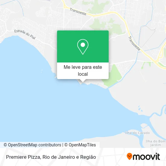 Premiere Pizza mapa