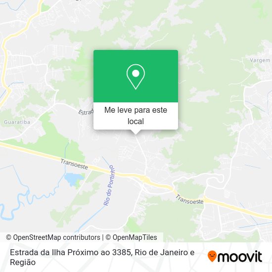 Estrada da Ilha Próximo ao 3385 mapa