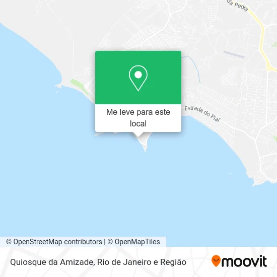 Quiosque da Amizade mapa