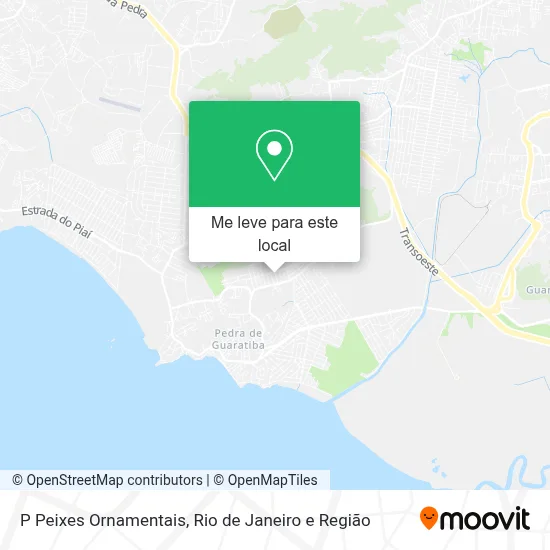 P Peixes Ornamentais mapa