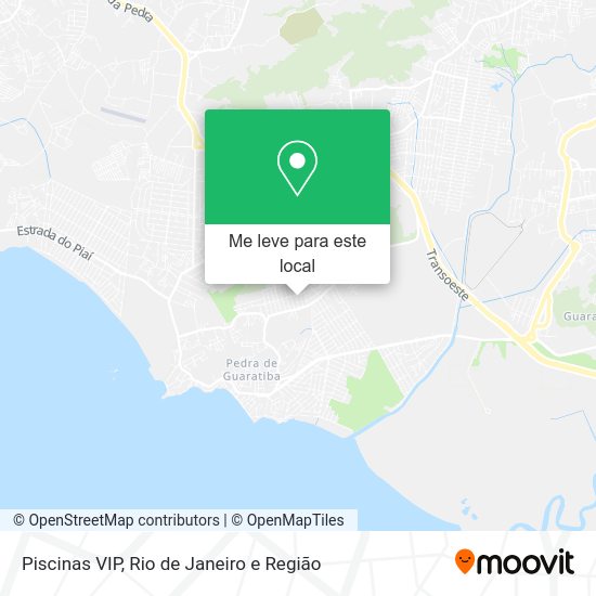 Piscinas VIP mapa