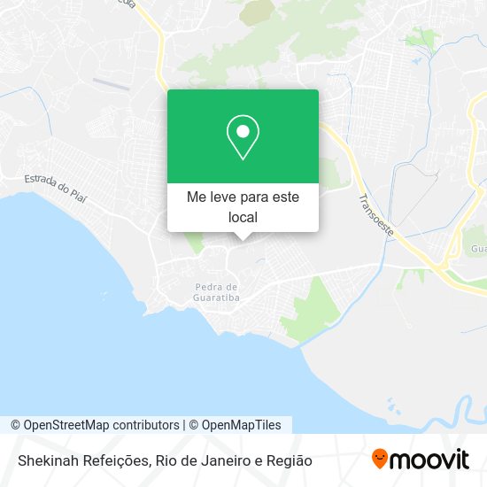 Shekinah Refeições mapa