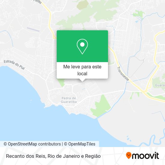 Recanto dos Reis mapa