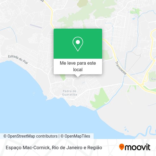 Espaço Mac-Cornick mapa