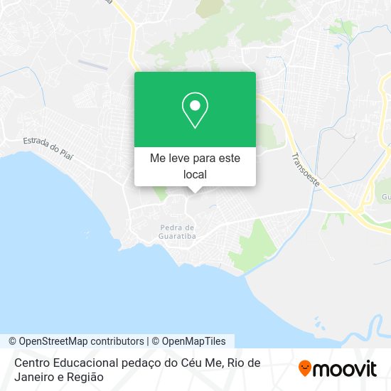 Centro Educacional pedaço do Céu Me mapa